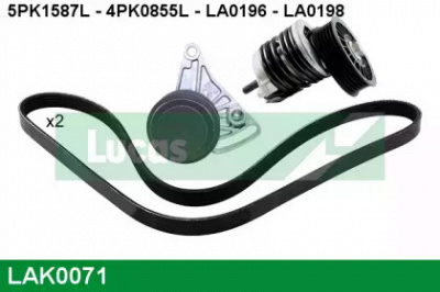 LUCAS ENGINE DRIVE lak0071 -